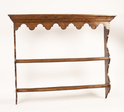 Lot 213 - An elm Delft rack