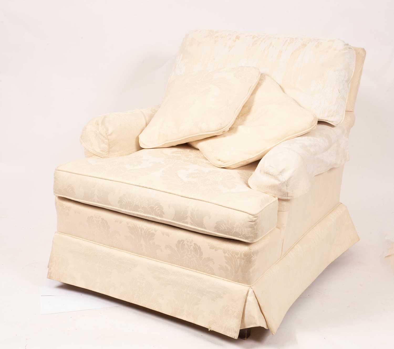 Lot 42 - A modern upholstered armchair