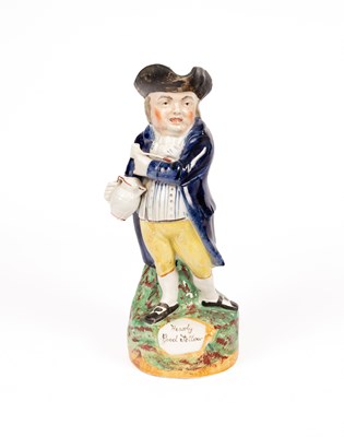 Lot 220 - A Hearty Good Fellow Staffordshire Toby jug