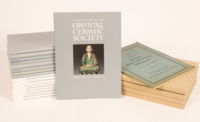 Lot 173 - Transactions of the Oriental Ceramics Society