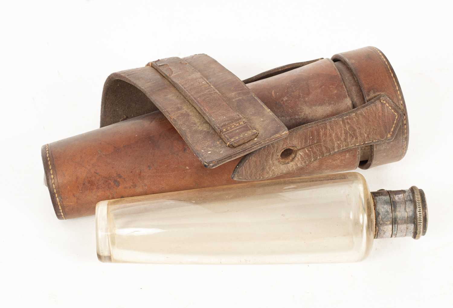 Lot 567 - A hunting flask