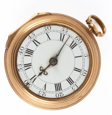 Lot 200 - A George III pair cased gold pocket watch