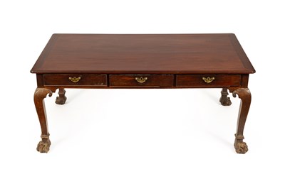 Lot 102 - A George II Irish mahogany library table