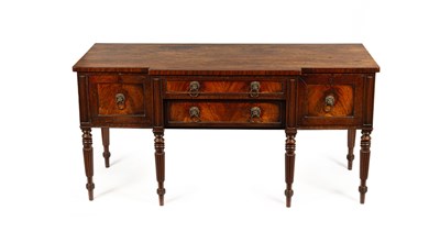 Lot 107 - A George IV mahogany breakfront sideboard