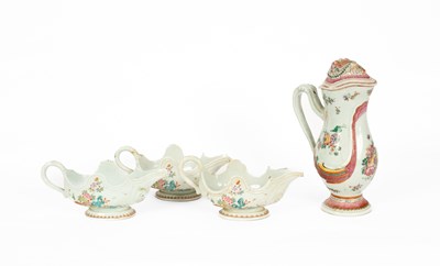 Lot 83 - A Chinese famille rose baluster water jug