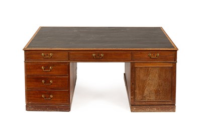 Lot 258 - A Regency mahogany partner's desk