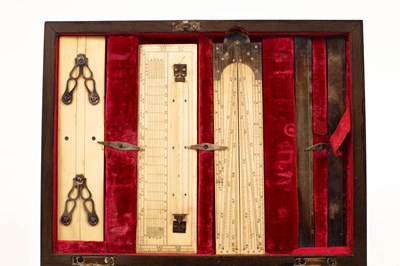 Lot 41 - A 19th Century satinwood and crossbanded drawing instruments case