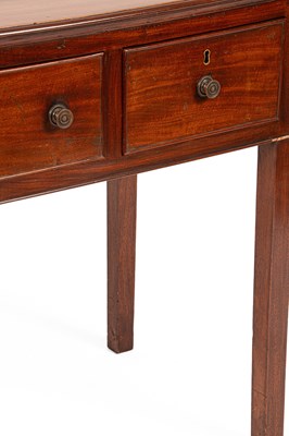 Lot 74 - A George III mahogany writing table