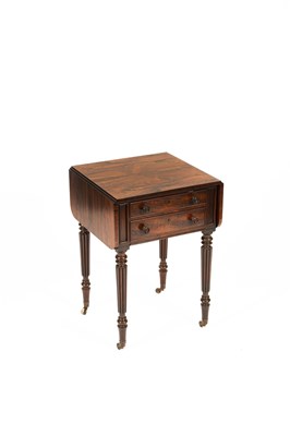 Lot 52 - A Regency rosewood Pembroke table