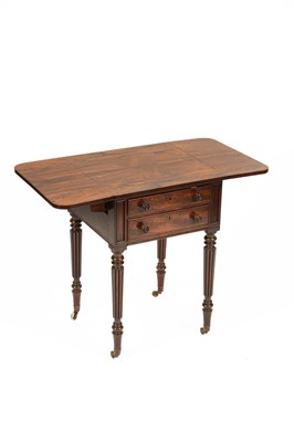 Lot 52 - A Regency rosewood Pembroke table