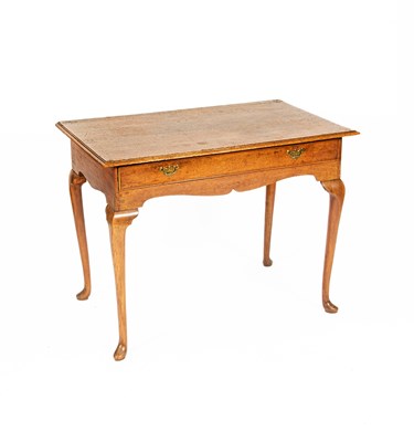 Lot 125 - A George II oak side table