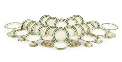 Lot 136 - A Minton part dessert service