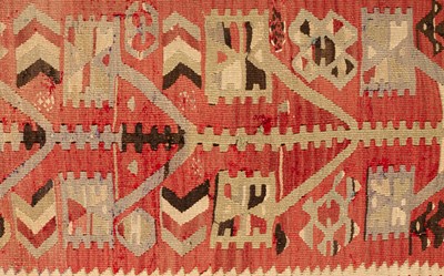 Lot 349 - A Malataya kilim and a Turkish prayer kilim