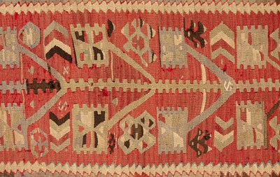 Lot 349 - A Malataya kilim and a Turkish prayer kilim