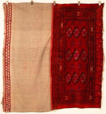 Lot 355 - A large Afghan chuval of Yomut design