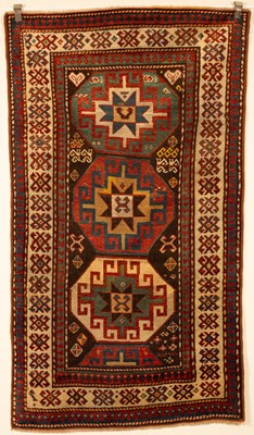 Lot 362 - A ‘Memling’ gul Kazak rug