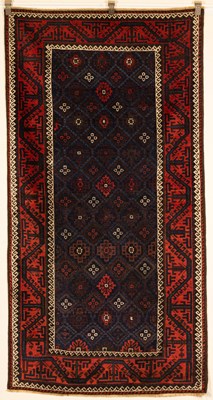 Lot 366 - An unusual Belouch rug