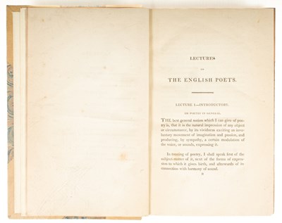 Lot 958 - Hazlitt (William)  Lectures on the English Poets