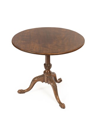 Lot 169 - A George III mahogany tripod table