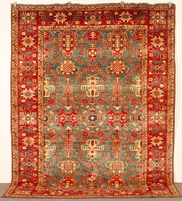 Lot 697 - A Caucasian design carpet