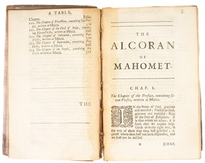 Lot 798 - The Alcoran of Mahomet, Qur'an [English]