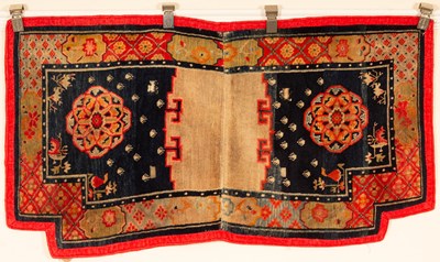 Lot 370 - A Tibetan saddle cover