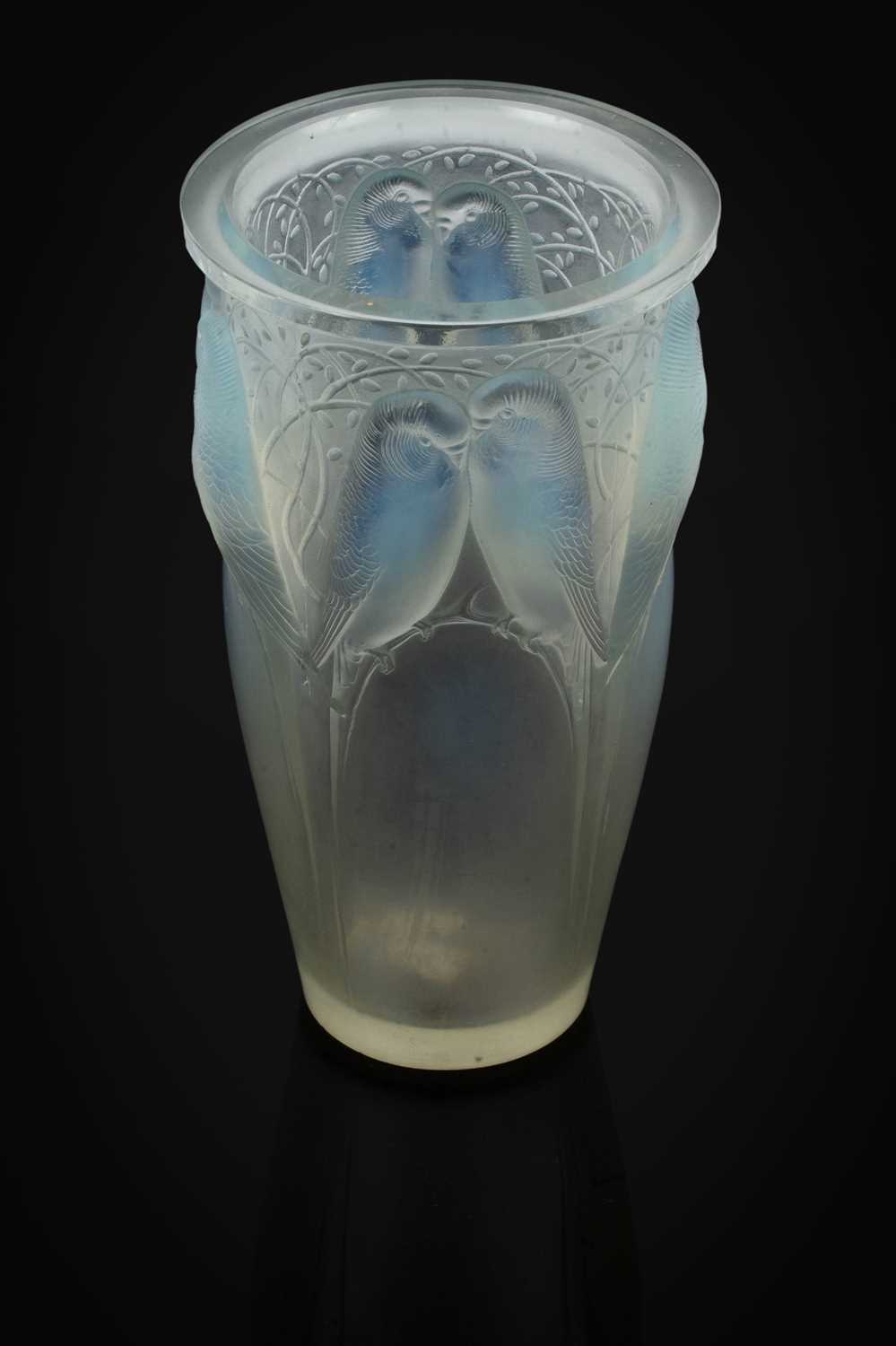 Lot 240 - A Lalique Ceylan pattern vase