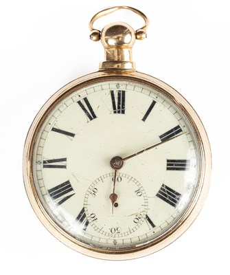 Lot 329 - A George III 18ct gold pair cased pocket watch