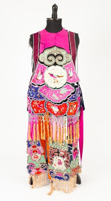 Lot 109 - A Chinese lady's wedding tabard