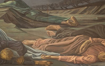 Lot 165 - Alan Barlow (1926-2005) Brother Louis, Monk of Prinknash Abbey
