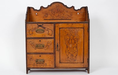 Lot 571 - An early 20th Century smoking cabinet