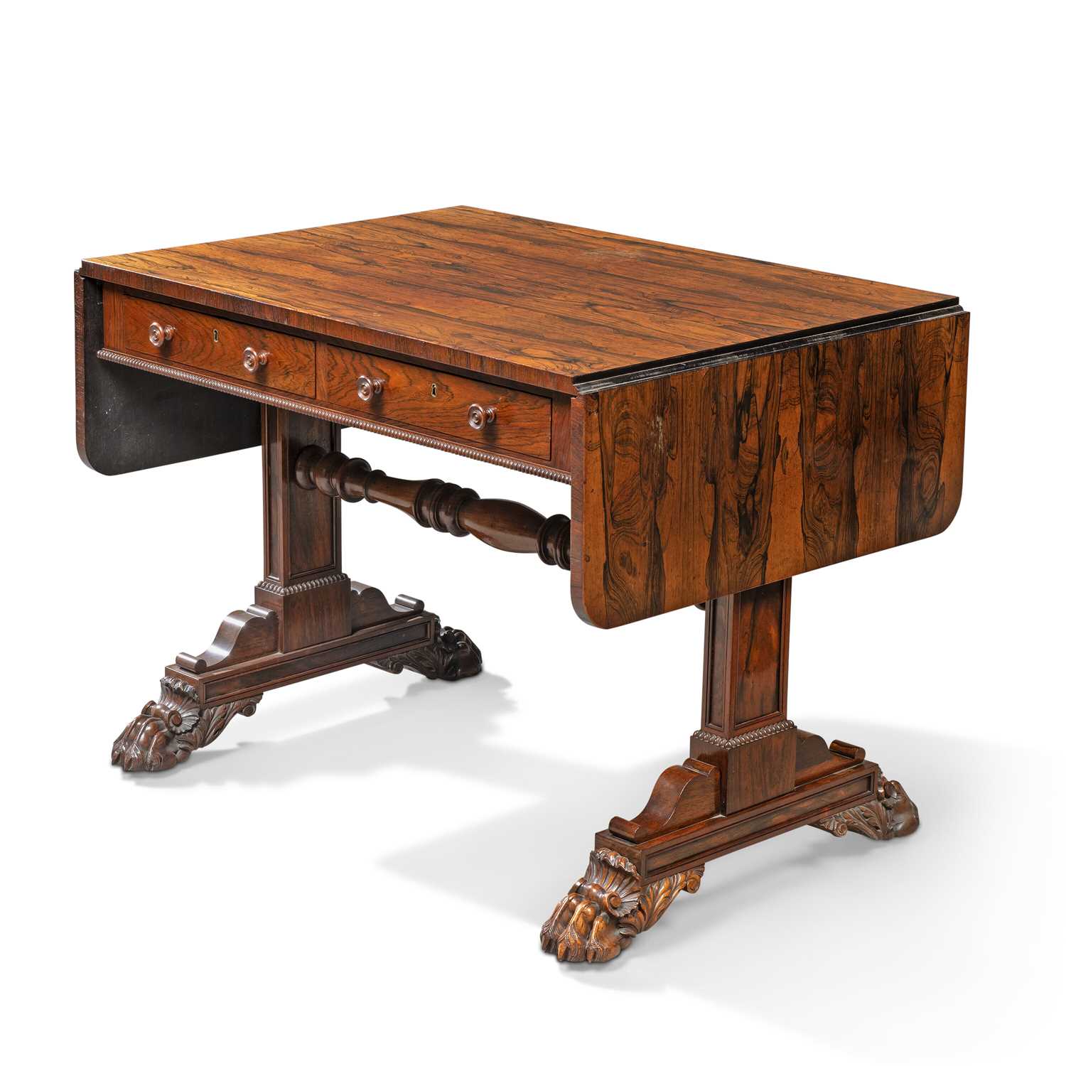 Lot 124 - A Regency Brazilian rosewood sofa table