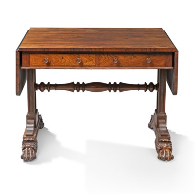 Lot 124 - A Regency Brazilian rosewood sofa table