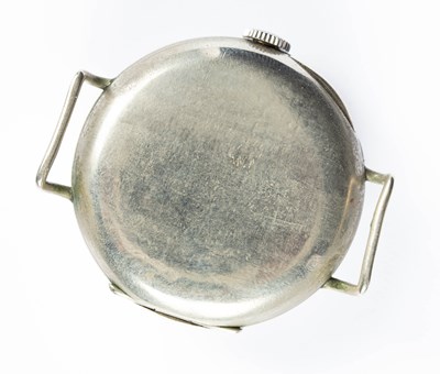 Lot 410 - A nickel cased Omega wristwatch