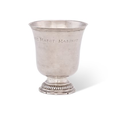 Lot 434 - A Belgian silver cup