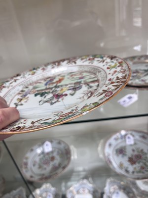 Lot 20 - A set of eight Chinese famille rose plates