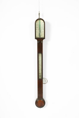 Lot 744 - An early 19th Century rosewood stick barometer