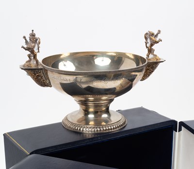 Lot 60 - Royal Interest: A commemorative silver bowl