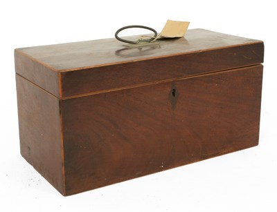 Lot 289 - A Regency rosewood tea caddy