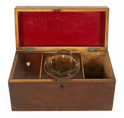 Lot 289 - A Regency rosewood tea caddy