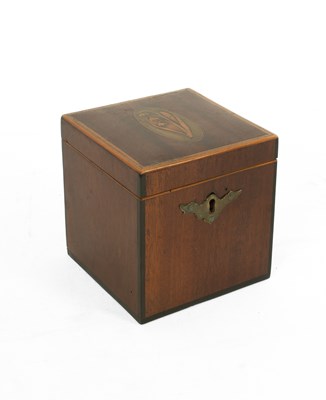 Lot 289 - A Regency rosewood tea caddy