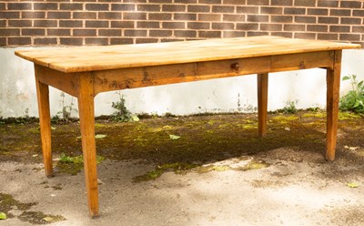 Lot 592 - A 19th Century fruitwood farmhouse table