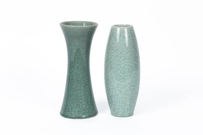 Lot 764 - Two modern Chinese celadon vases