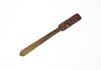 Lot 765 - A Japanese letter opener