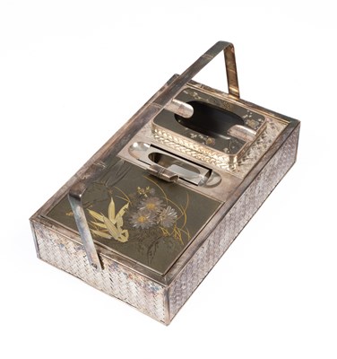 Lot 316 - A Japanese mixed metal smokers compendium