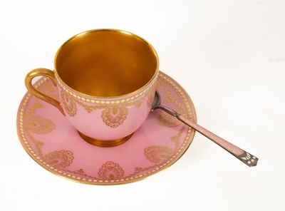 Lot 319 - A Royal Worcester part coffee service