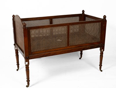 Lot 640 - A Regency mahogany framed cot