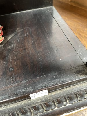 Lot 69 - A Chinese rosewood set of display shelves