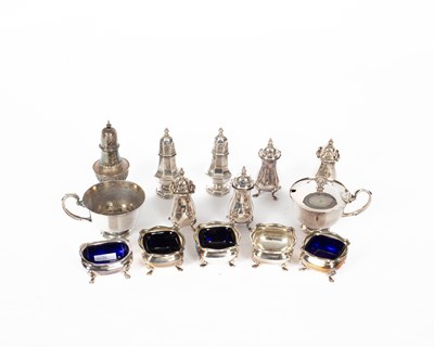 Lot 441 - Various silver pepperettes