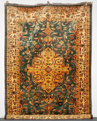 Lot 636 - An Afghan carpet of Persian design